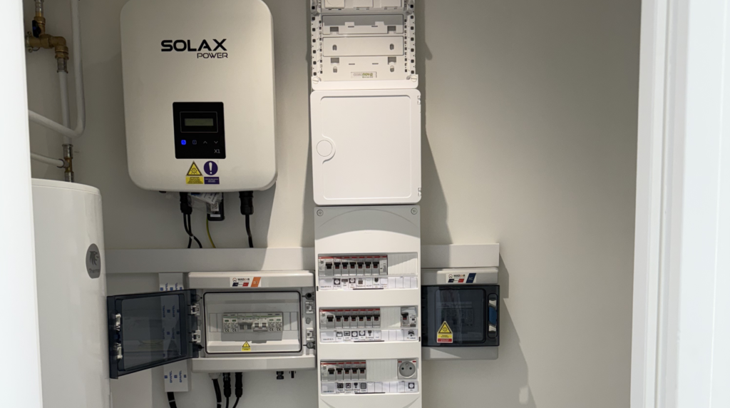 Onduleur SolaX et tableau