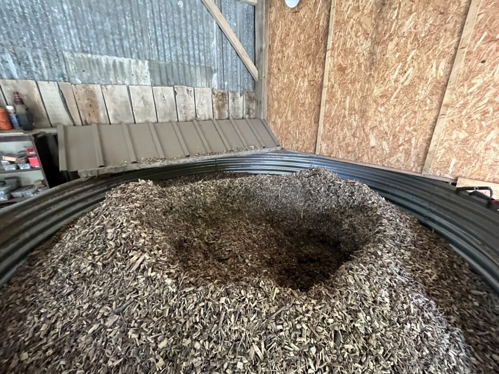 Silo à granulés de bois